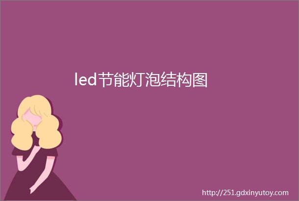 led节能灯泡结构图